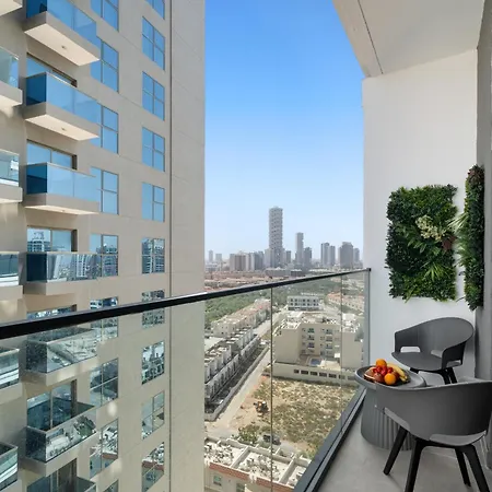 Waves - Cityscape Balcony Views And Cozy Comfort In Dubaï Extérieur photo