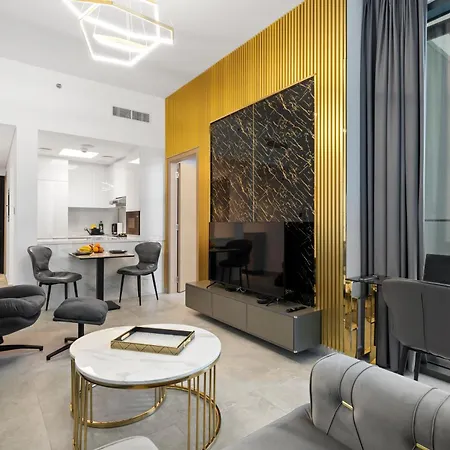 Waves - Cityscape Balcony Views And Cozy Comfort In Dubaï Extérieur photo