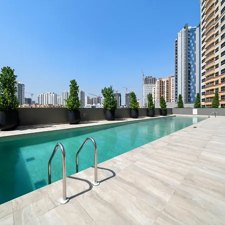 Waves - Cityscape Balcony Views And Cozy Comfort In Dubaï Extérieur photo